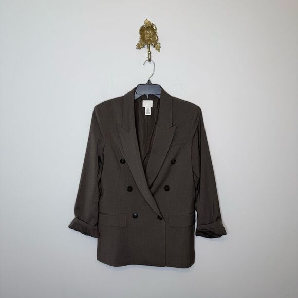 H&M Jackets & Blazers - H&M Oversized Double-breasted Blazer XXS